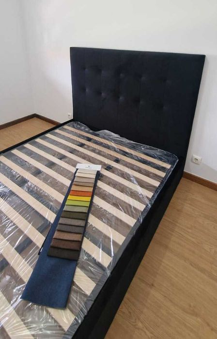 Camas De Casal Estofadas Top de Gama 190x140m Estrado Incluído 199€ !!