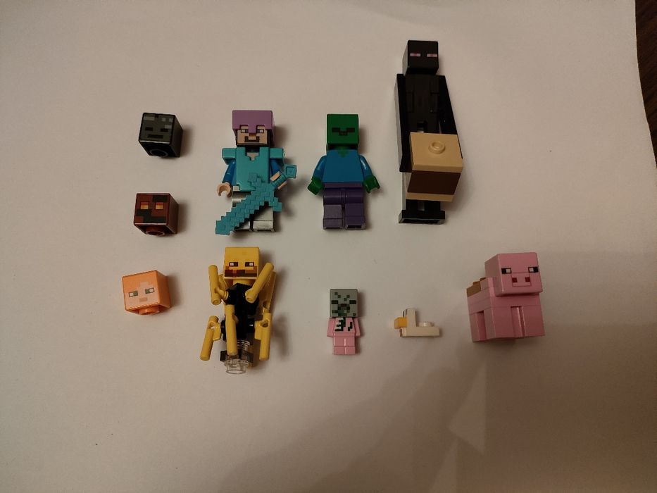 LEGO minifigurki Minecraft