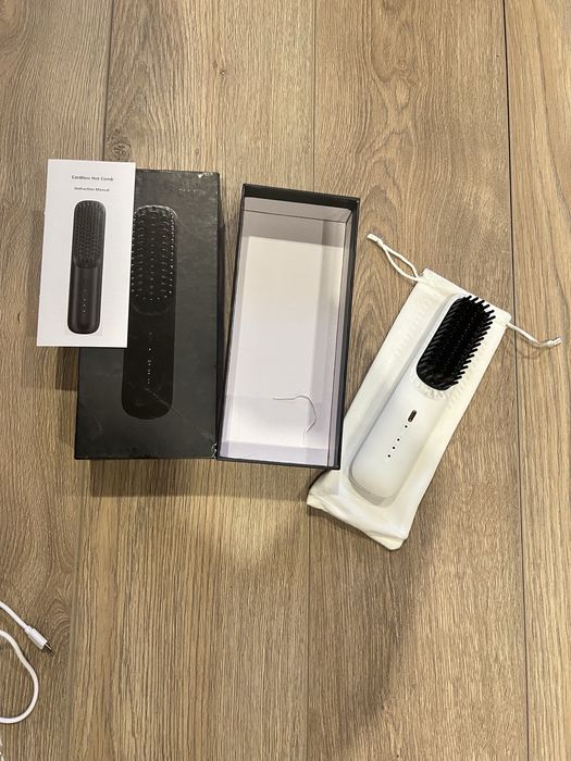 Бездротова росчіска випрямляч волосся,акумуляторна росчіска