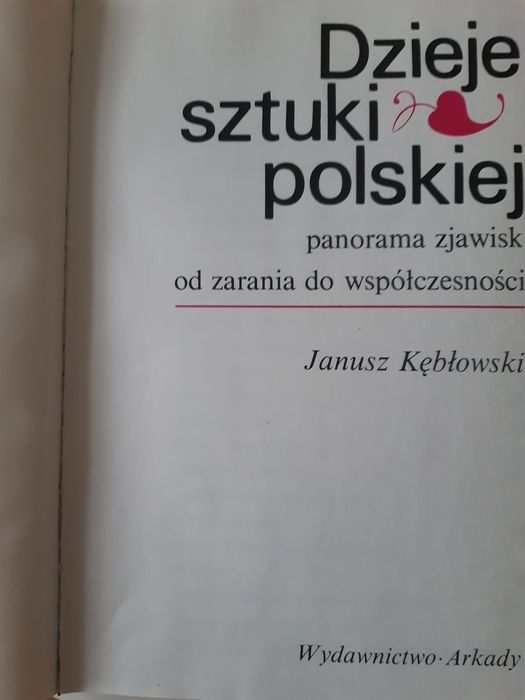 Sprzedam książkę o sztuce polskiej