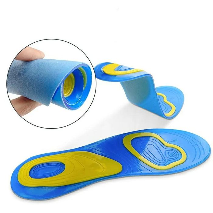 Гелеві устілки з унікальним дизайном для комфорту стоп.