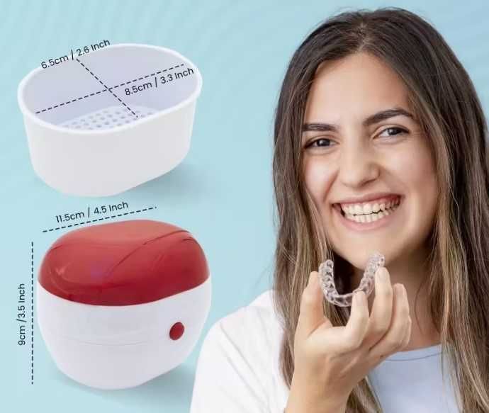 Dispositivo de limpeza dentaduras e proteses