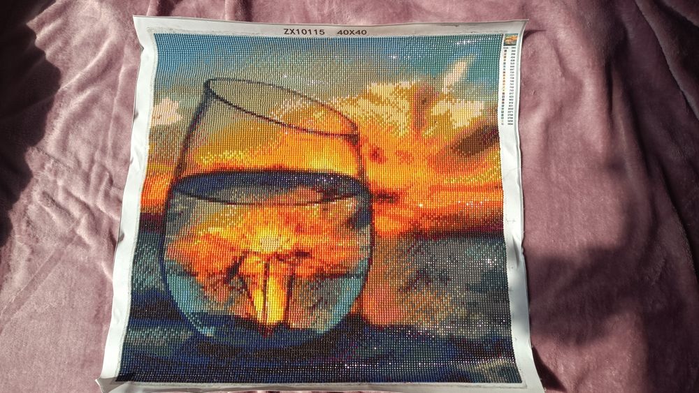 Haft Diamentowy Szklanka Wody