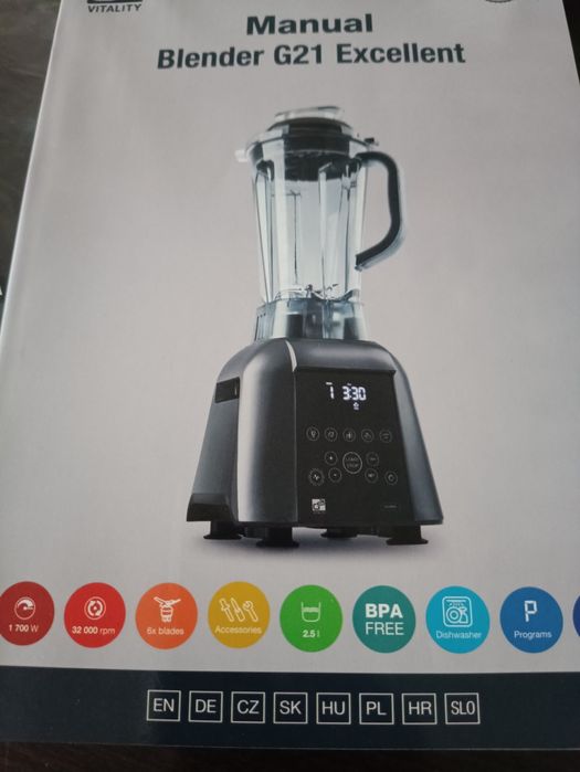 Blender wysokoobrotowy 1700w vitality G21