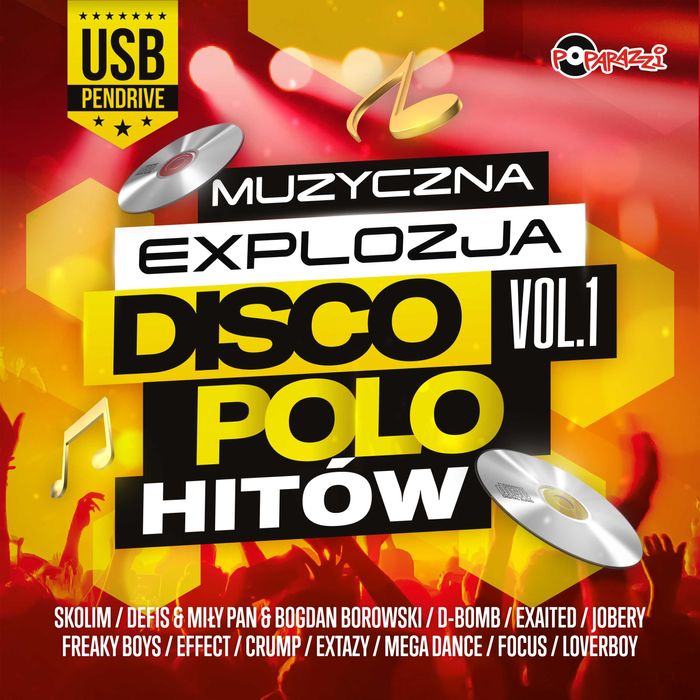 Składanka - Muzyczna Explozja Disco Polo Vol. 1 (USB - PENDRIVE) MP3