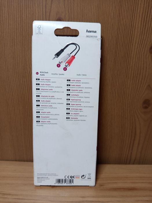 Kabel Jack 3.5 mm - RCA HAMA 200350