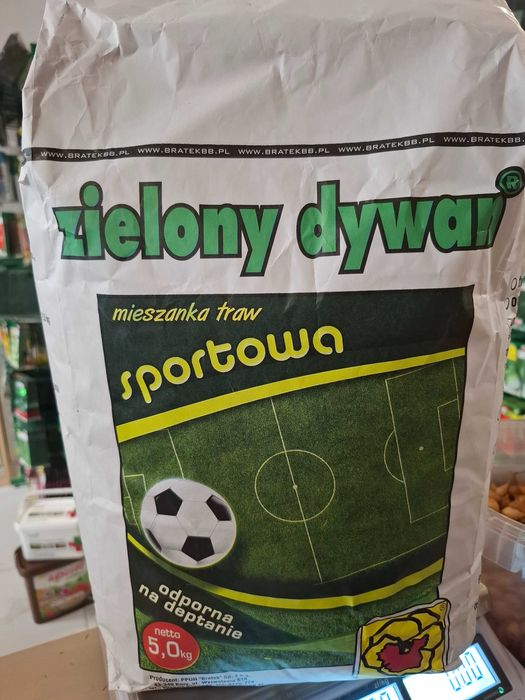 TRAWA SPORTOWA 5kg nasiona trawnik zagęszczająca