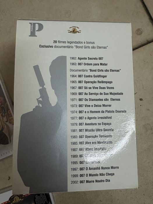 20 dvds de colecao do 007