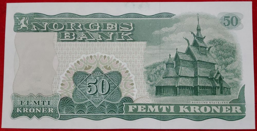 NORUEGA 50 KRONER 1975/ NOVA