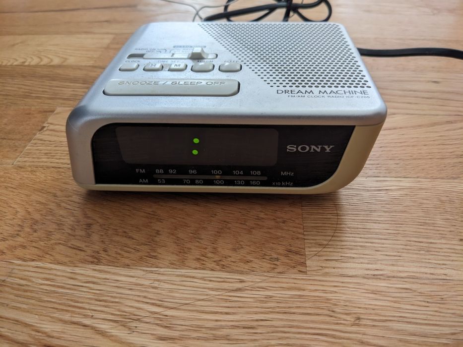 Radio despertador sony