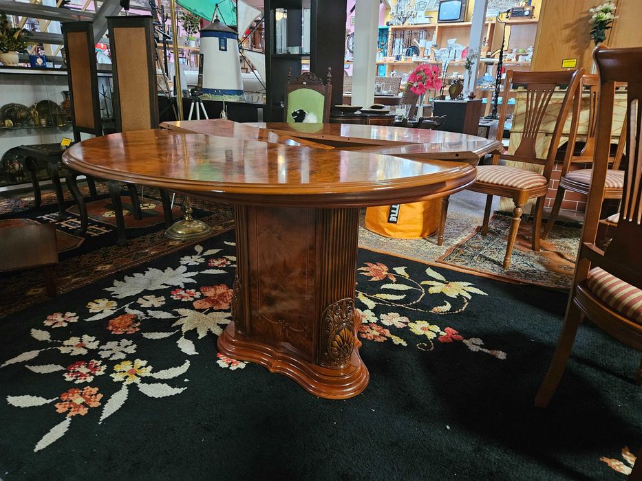 Mesa redonda extensível - óptimo estado geral