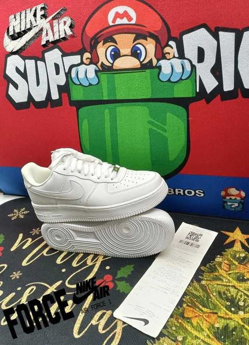 Nike Air Force 1 One All White 45