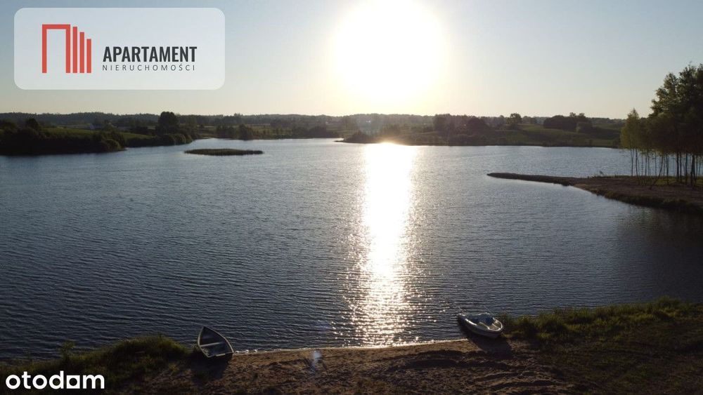 Działki wśród natury las jezioro plaża staw Miastk