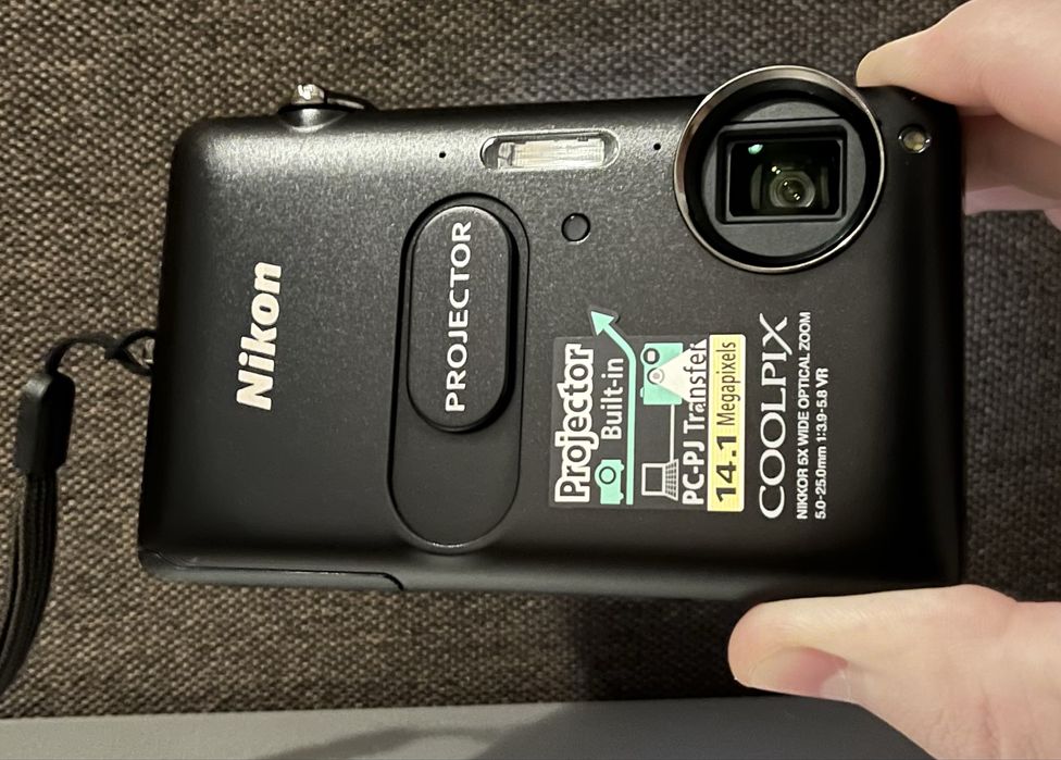 Nikon Coolpix S1200pj КАК НОВЫЙ!!! фотоаппарат / камера / мыльница
