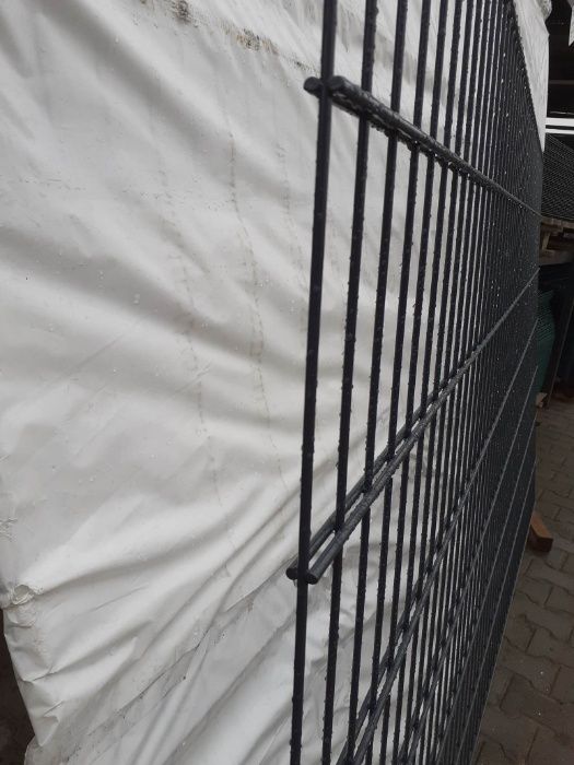 Panel ogrodzeniowy ANTRACYT  2D 6/5/6 ocynk+RAL  143x250  GRAFIT