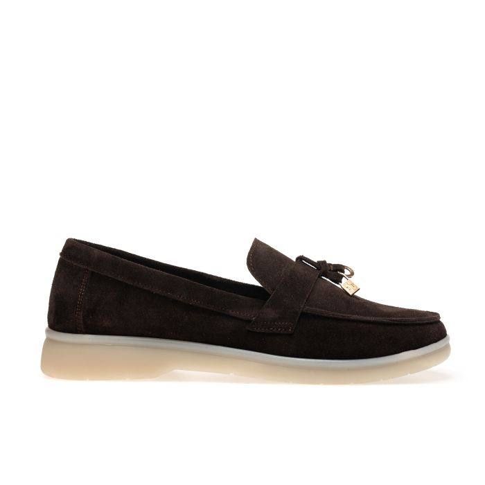 Жіночі лофери Loro Piana Brown