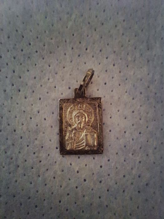 Срібна ладанка, підвіска Ісус Христос