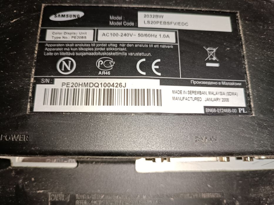 Монітор Samsung 2032bw