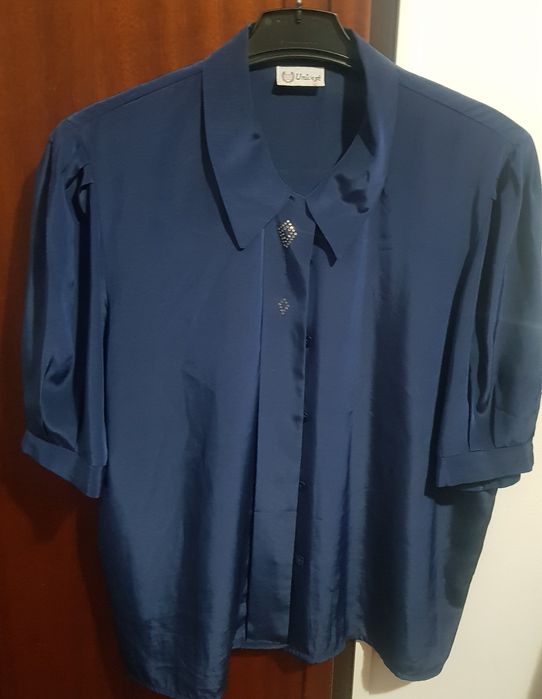 Camiseiro de senhora em seda com aplique Novo tamanho XL
