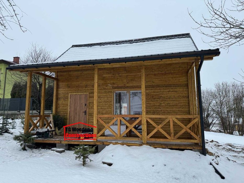 Dom Całoroczny szkieletowy drewniany 67m2 Stan deweloperski !!!