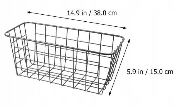 Wiszący kosz kuchenny do montażu na ścianie