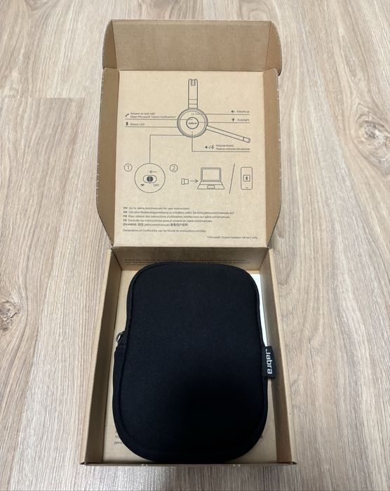 Jabra Evolve 65 headset Bluetooth novo