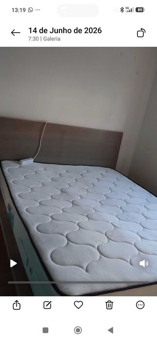 Cama IKEA usada, mas em bom estado