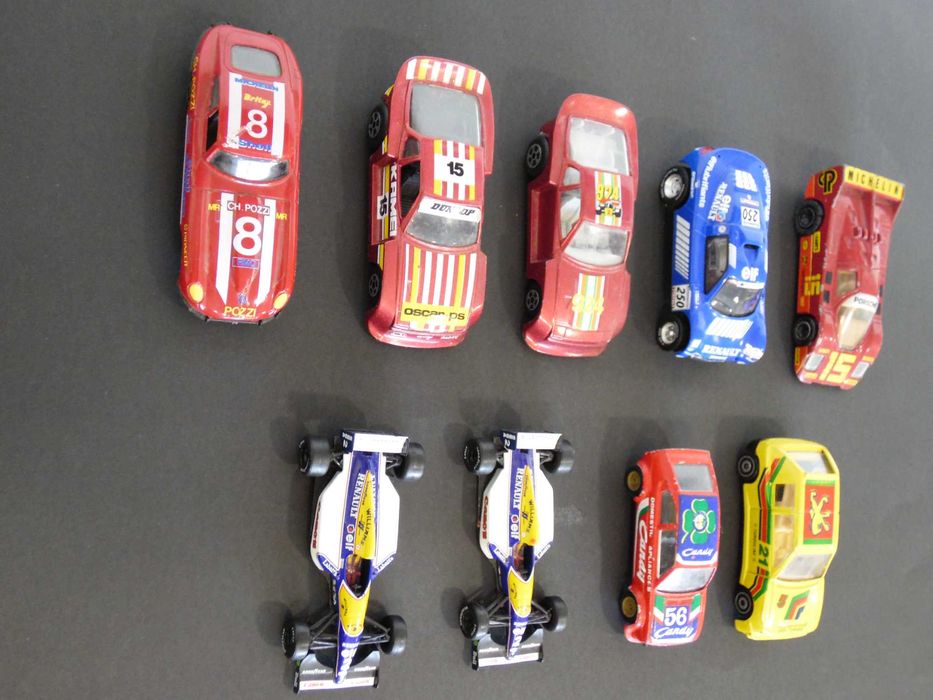 Miniaturas de Competição nas escalas 1/40 e 1/43, marcas diversas