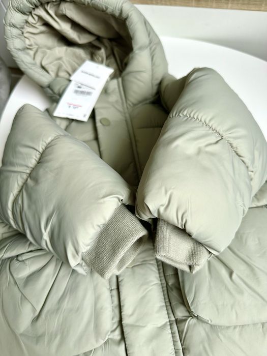 Тепла куртка ZARA курточка пуховик 12/18 міс, 86/92 см