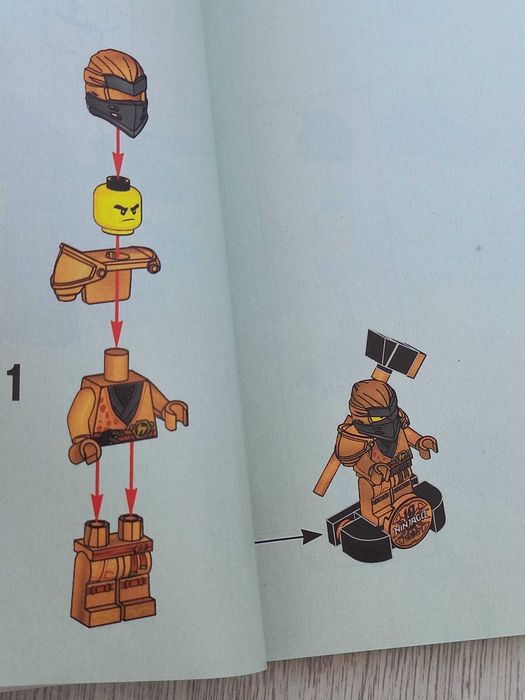 LEGO NINJAGO Переслідувач ніндзя X-1 (71737) Трохи некомплект