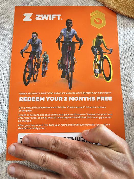 Zwift 2 Meses grátis - Jogo