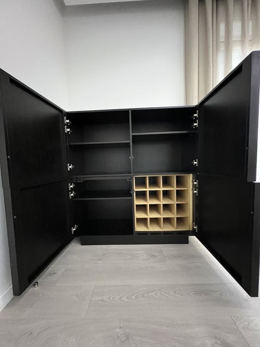 Garrafeira em madeira wengue