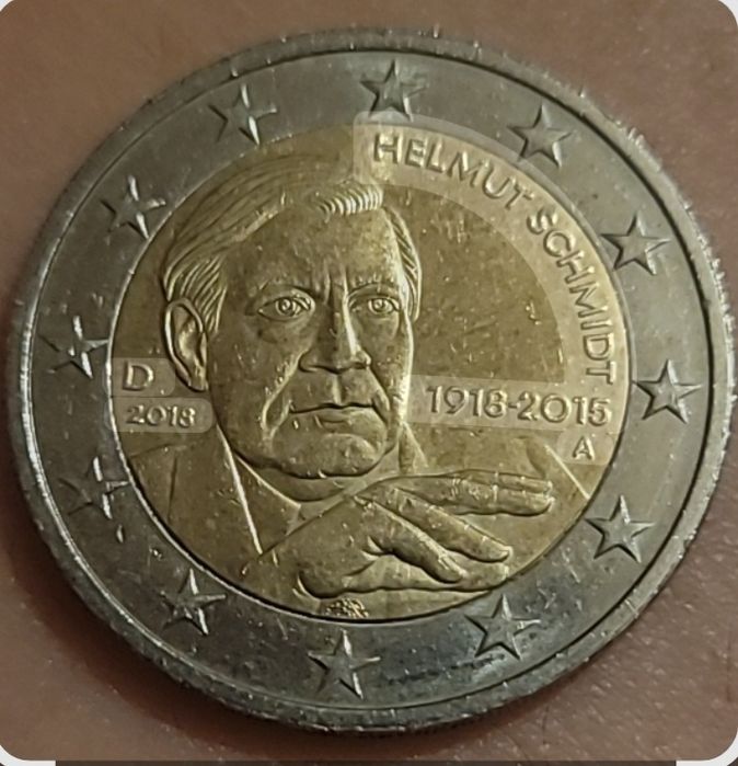 Moeda 2€, Alemanha 2018
