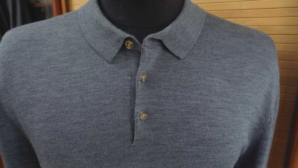 мужской свитер JOHN HENRIC (Sweden)  Lambswool 100%