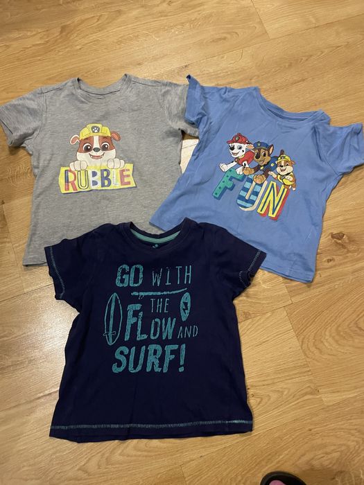 Zestaw bluzki Psi patrol dla chłopca z krotkim rekawe bluzka t-shirt