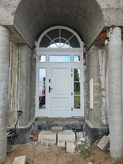 Drzwi Zewnętrzne drewniane, Villa Parkowa, Według Projektu Klienta