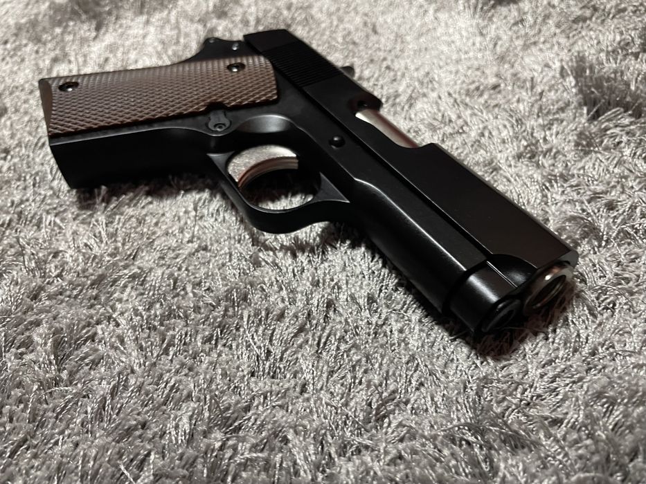 PISTOLA COLT METAL GREEN GAS BLOWBACK AIRSOFT (ENVIO GRATIS)