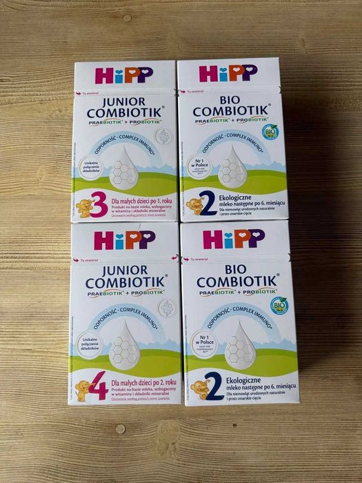 Суміш дитяча HIPP BIO COMBIOTIK 2 JUNIOR COMBIOTIK 3/4 Польща 550 грам смесь молочная детская Хипп