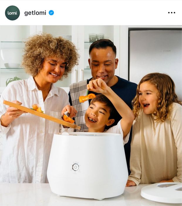 Lomi – reciclador de restos alimentares (NOVO, nunca usado)