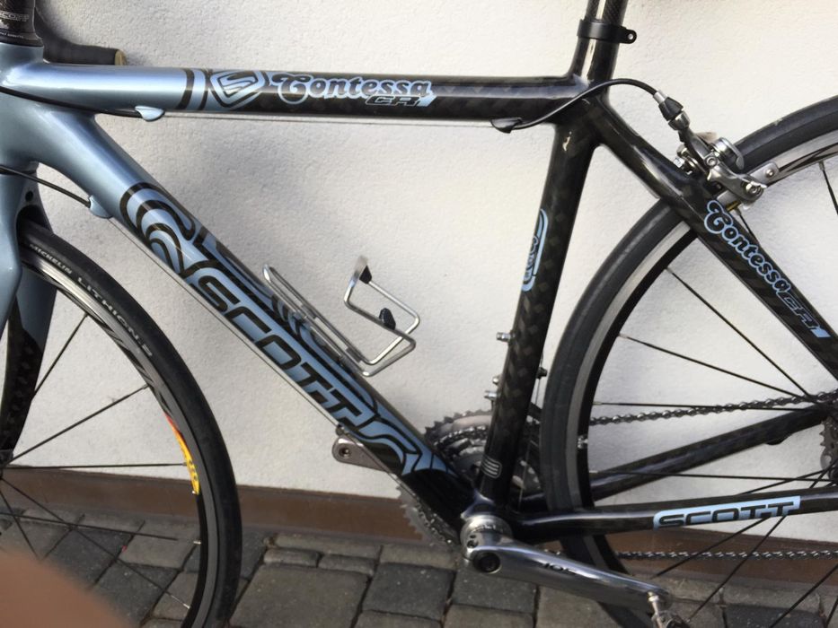 Karbonowy rower szosowy Scott mała rama S-ka.