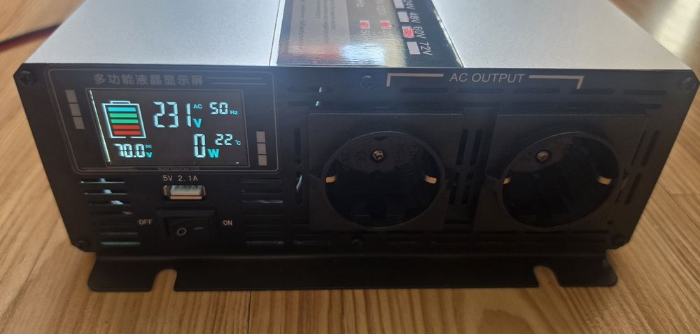 Przetwornica 60v 230v sinus
