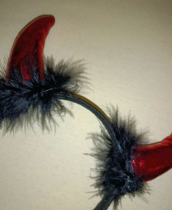 Opaska rogi na bal karnawałowy Halloween