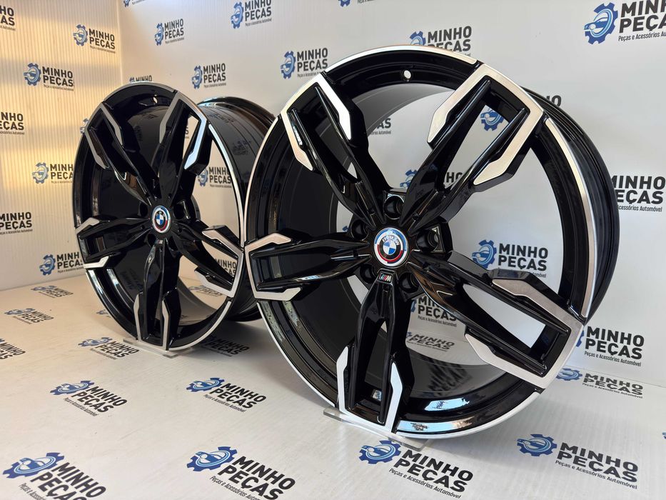 Jantes Look BMW X3 M40i em 20 (5x120) pretas e polidas