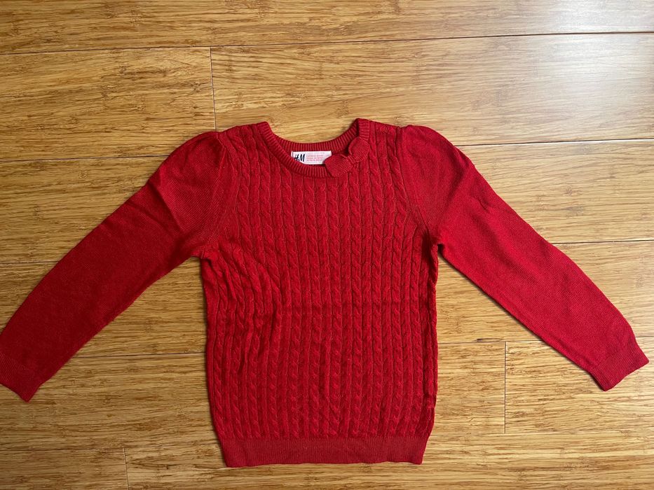 Sweter dziewczęcy r. 110