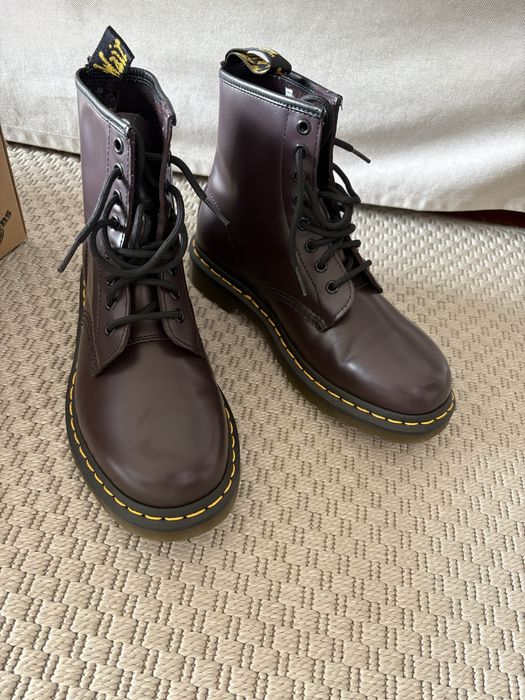Botas Dr. Martens 1460 Burgundy Smooth