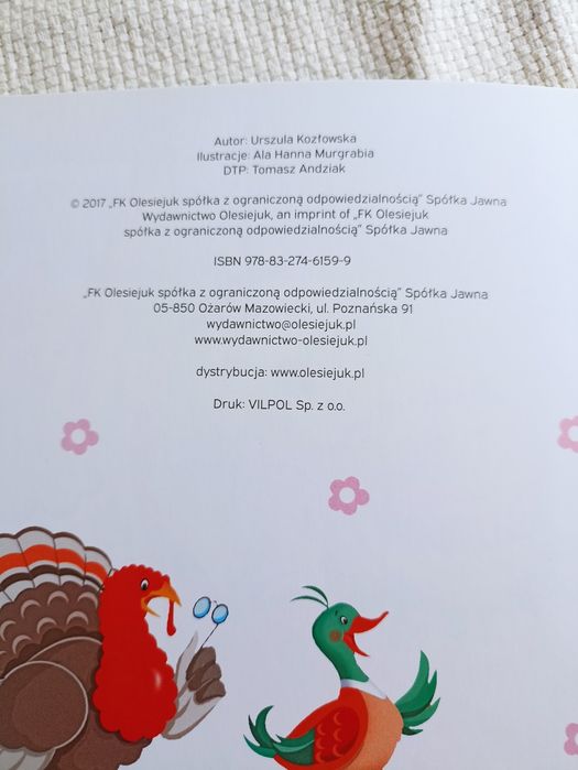 Wielkanocna pisanka książeczka wierszyk dla dzieci 2 sztuki