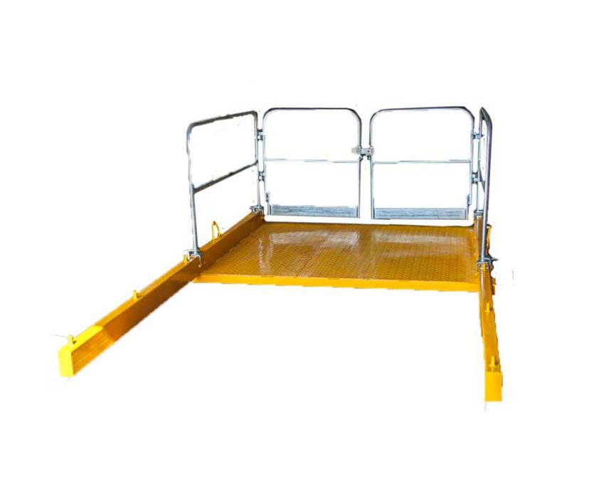 Plataforma para Varanda para 1500 kg com varandins rebatíveis. AP28