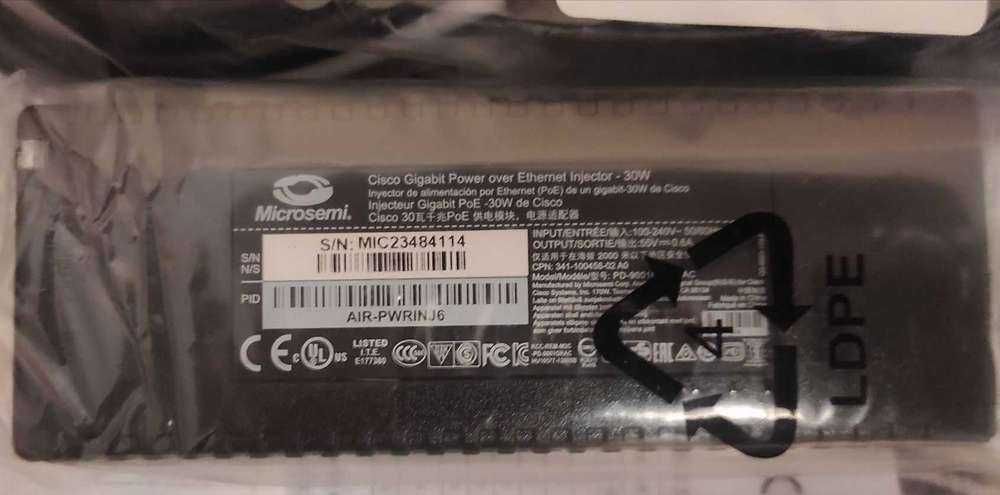 Інжектор Cisco AIR-PWRINJ6