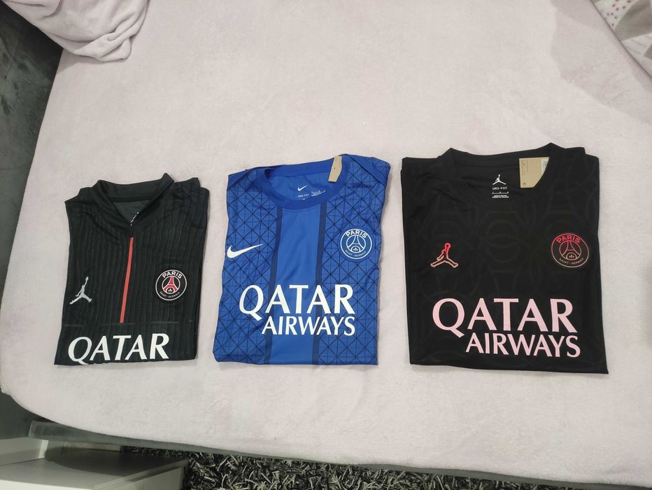 3 camisolas Paris Saint Germain