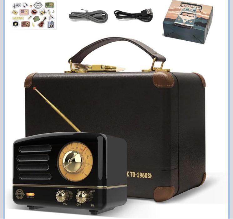 Muzen MW-2AI OTR Mini głośnik bezprzewodowy retro Bluetooth Radio FM